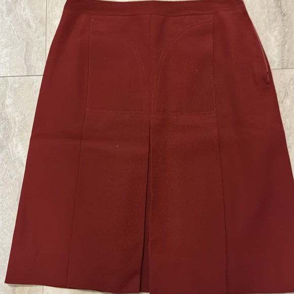 Cacharel Paris French Pleated Wool Skirt 10 - Picture 1 of 13